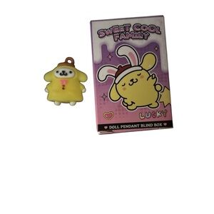 Yellow Popompurin Pendant - Sweet Cool‎ Family